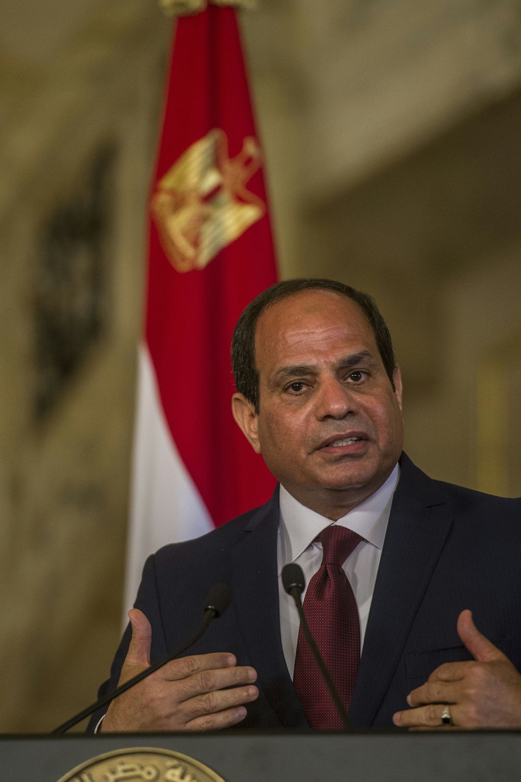 &nbsp;Abdel Fattah al Sisi, presidente egiziano