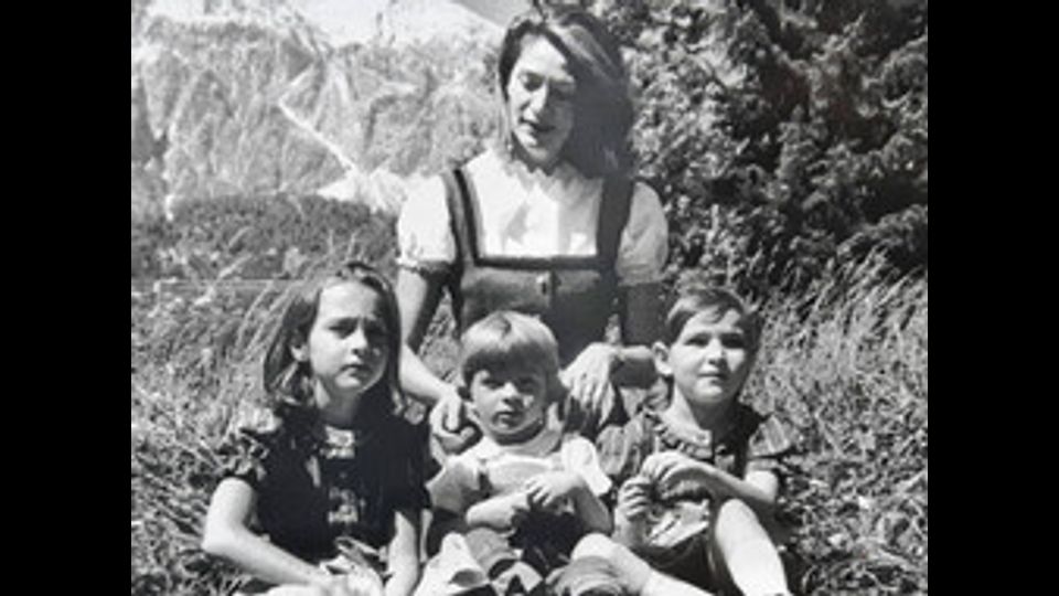 &nbsp;Marta Marzotto con i figli