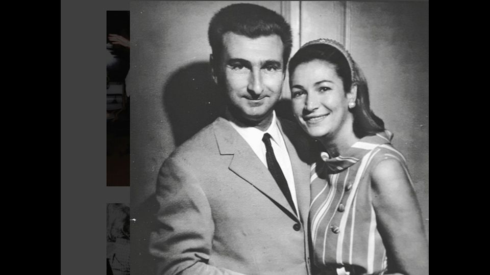 Marta Marzotto e il conte Umberto Marzotto