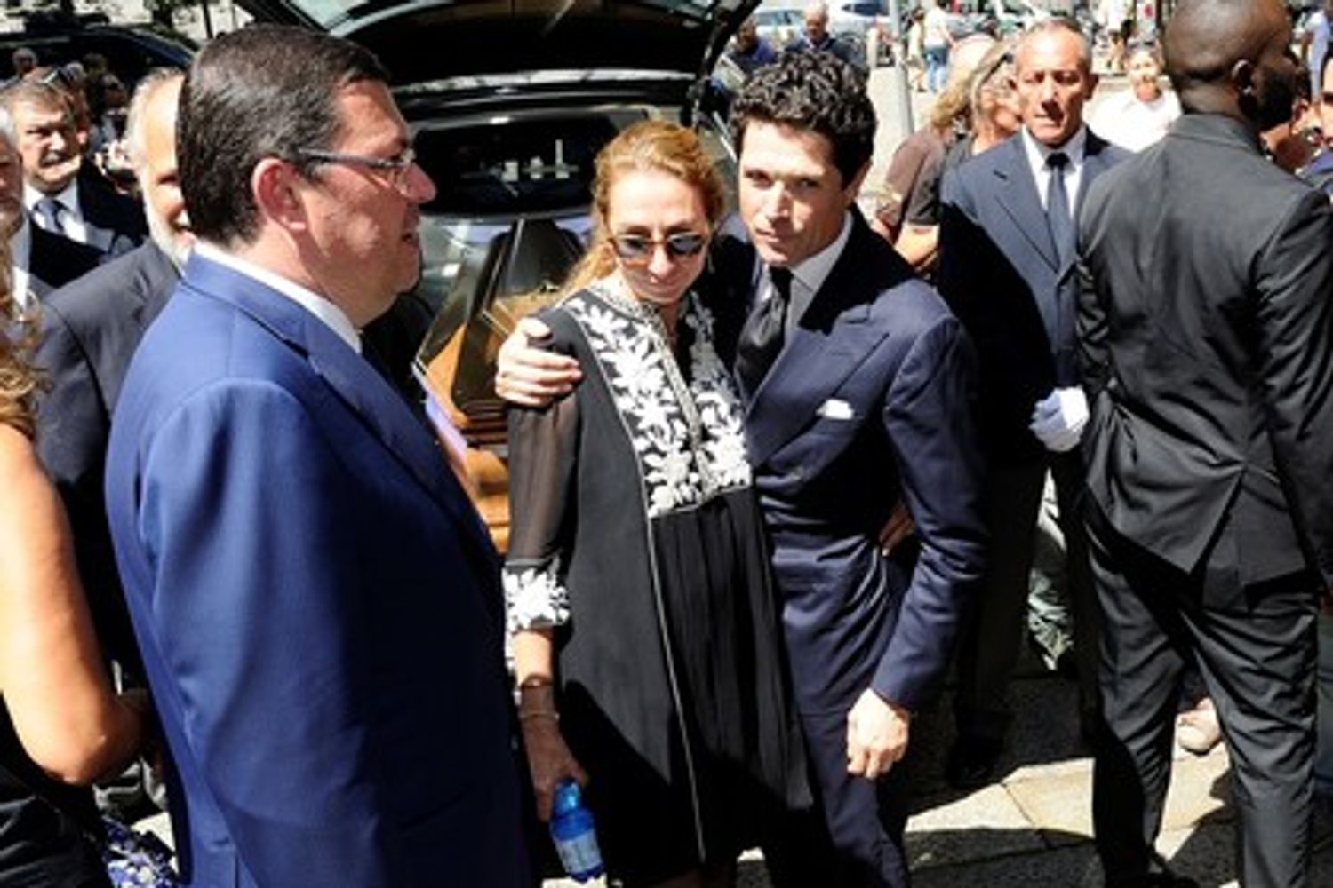 &nbsp;Marta marzotto funerali matteo e diamante marzotto - agf