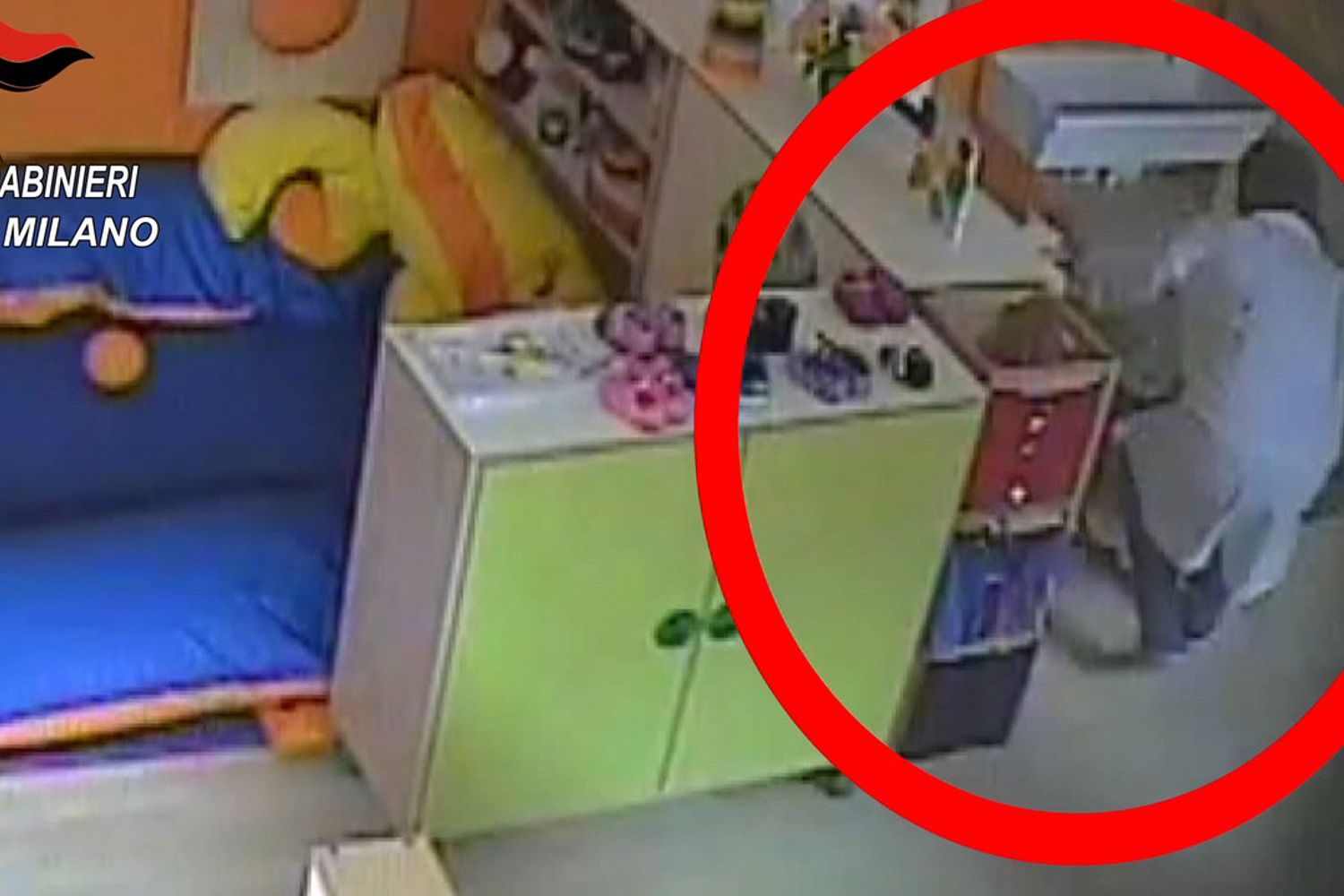 &nbsp;Maltrattamenti bimbi asilo (foto video polizia)