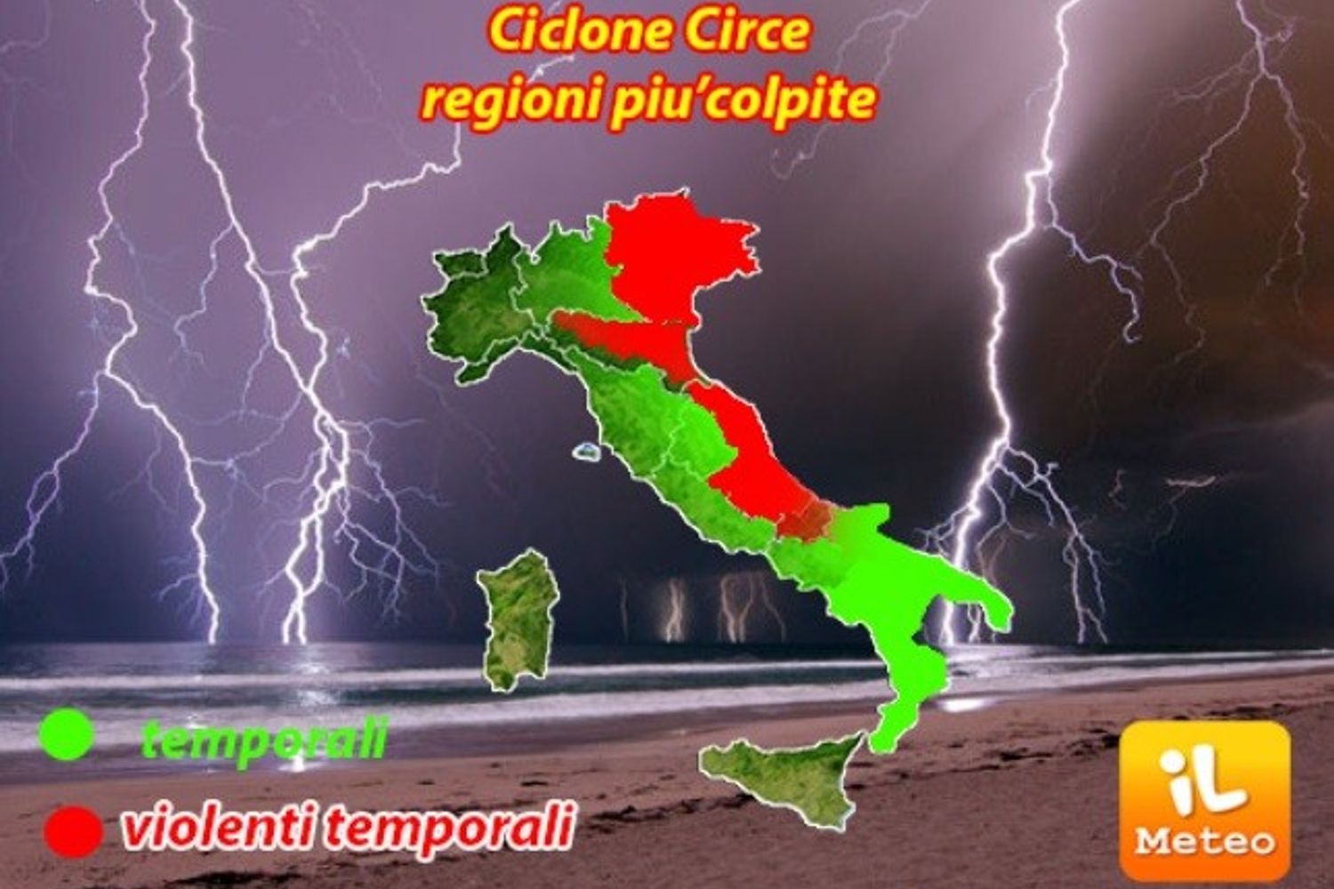 meteo, ciclone circe&nbsp;