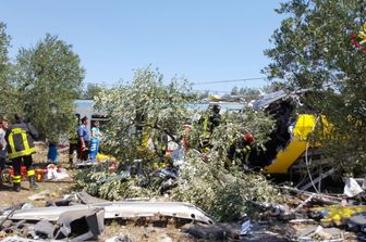 Lo scontro frontale tra treni ad Andria
