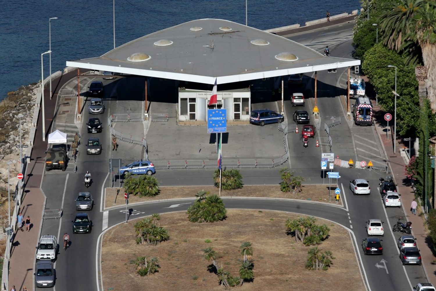 &nbsp;ventimiglia migranti controlli frontiera - afp