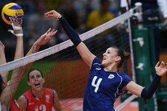 Rio 2016 volley Italia-Serbia (Afp)&nbsp;
