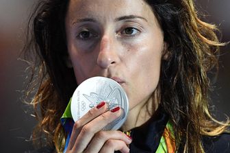 Elisa di Francisca, medaglia d'argento (Afp)&nbsp;