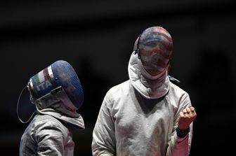 &nbsp;Sciabola femminile Italia-Usa (Afp)