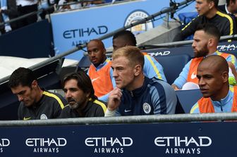 &nbsp;Manchester City - Joe Hart in panchina (Afp)
