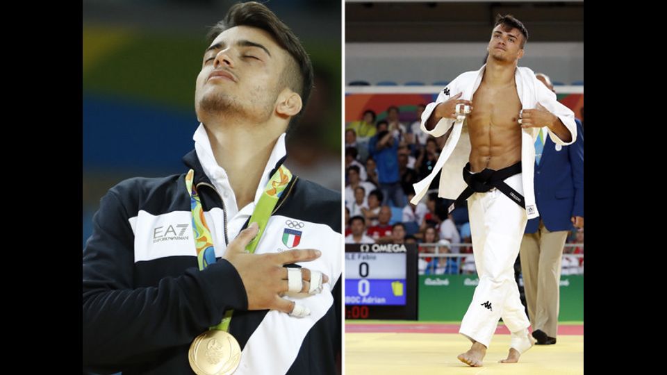 Fabio Basile, medaglia d'oro nel judo. Categoria 66 kg (Afp)&nbsp;