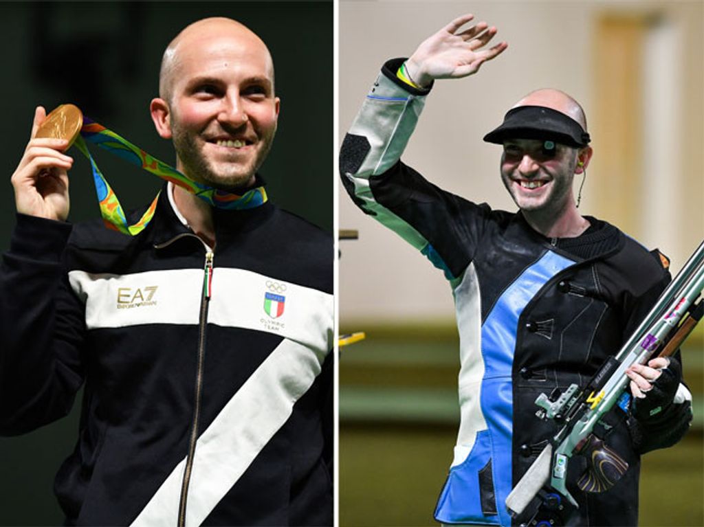 Niccol&ograve; Campriani, medaglia d'oro nella carabina 50 metri (Afp) &nbsp;