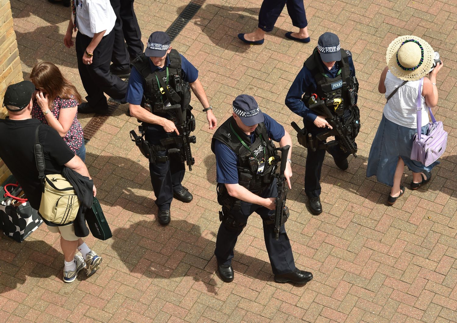 &nbsp;Wimbledon police, polizia inglese (afp)&nbsp;