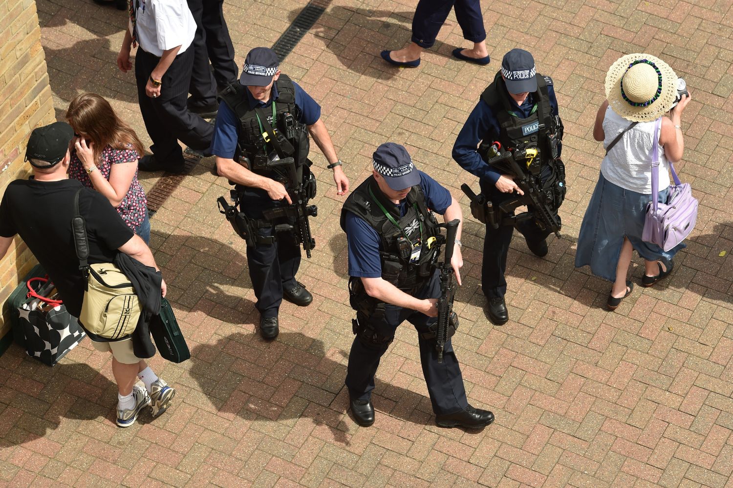 &nbsp;Wimbledon police, polizia inglese (afp)&nbsp;