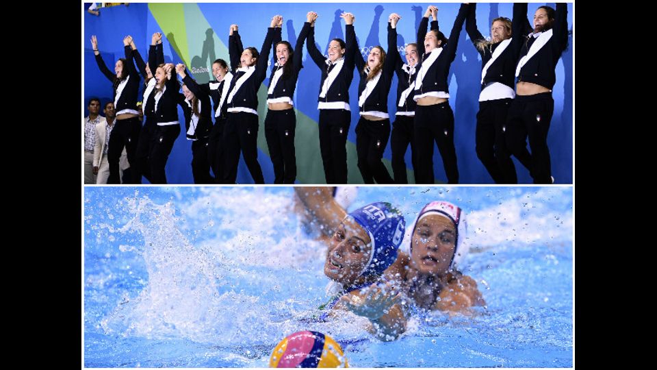 Medaglia d'argento per la pallanuoto femminile (Afp)&nbsp;