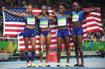 atletica staffetta Usa america (Afp)&nbsp;