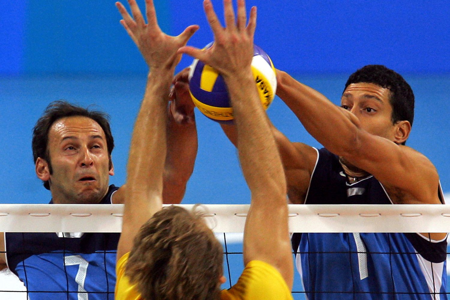 Atene 2004 finale pallavolo Italia Brasile (Afp)&nbsp;