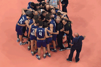 Semifinale di volley alle olimpiadi di Brasile 2016 tra Italia e Usa (Afp)&nbsp;
