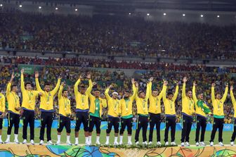 calcio, olimpiadi, Brasile oro