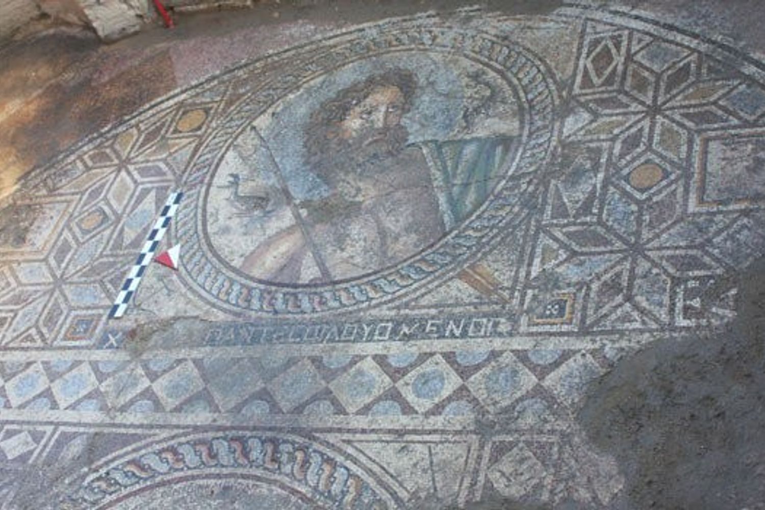 &nbsp;Turchia mosaico di Poseidone ritrovato a Osmaniye
