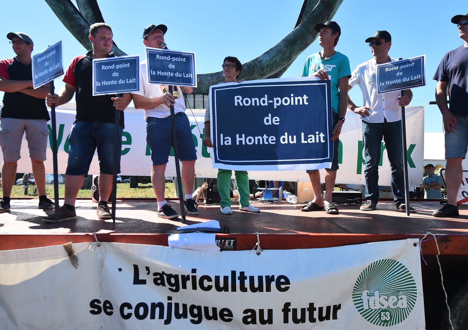 &nbsp;Francia - Lactalis protesta produttori latte (Afp)