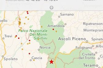 &nbsp;Terremoto Rieti amatrice&nbsp;cartina