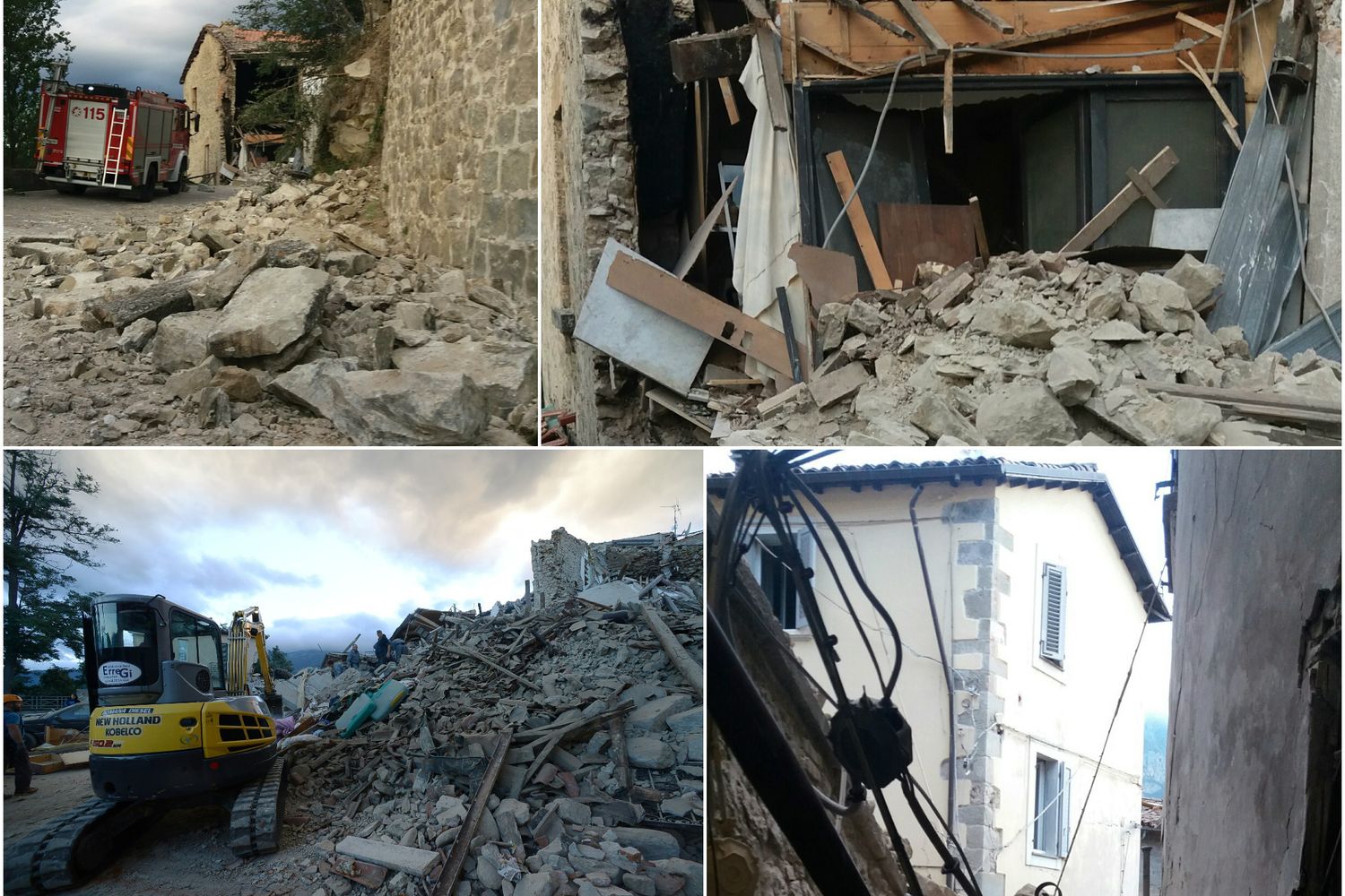 &nbsp;terremoto rieti amatrice collage
