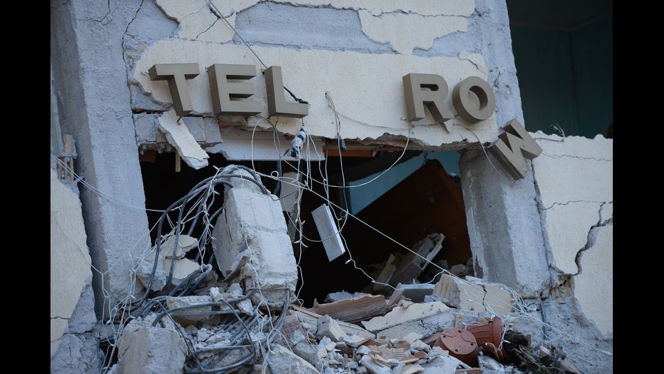 Amatrice Hotel Roma distrutto
