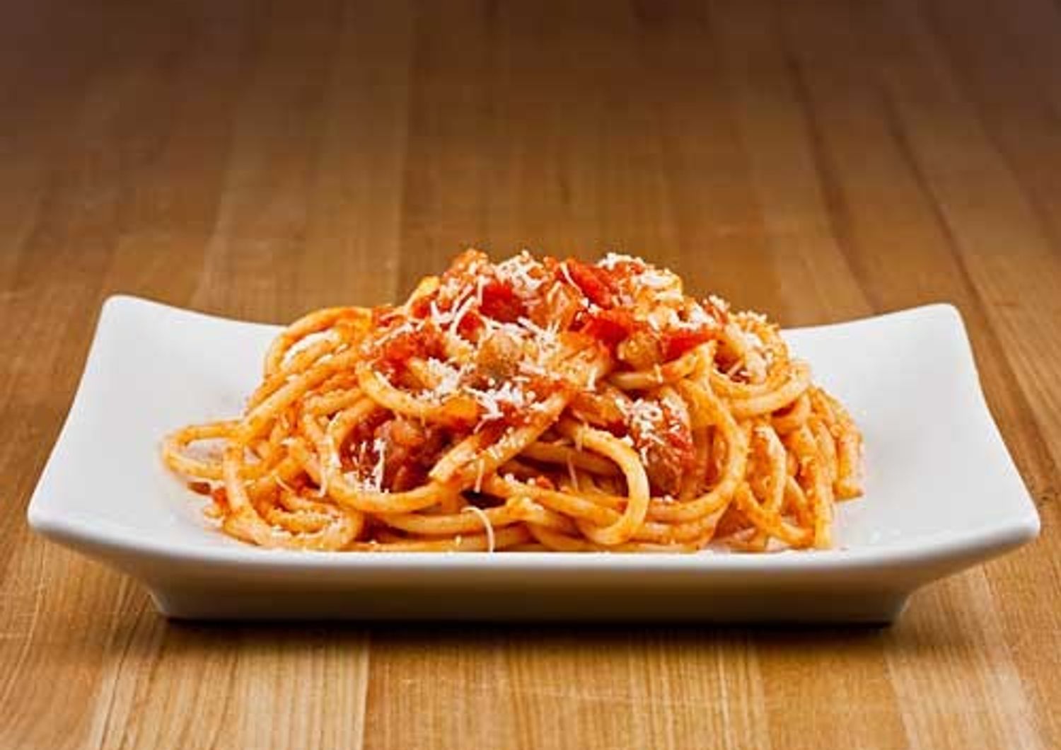 Bucatini amatriciana (foto web)