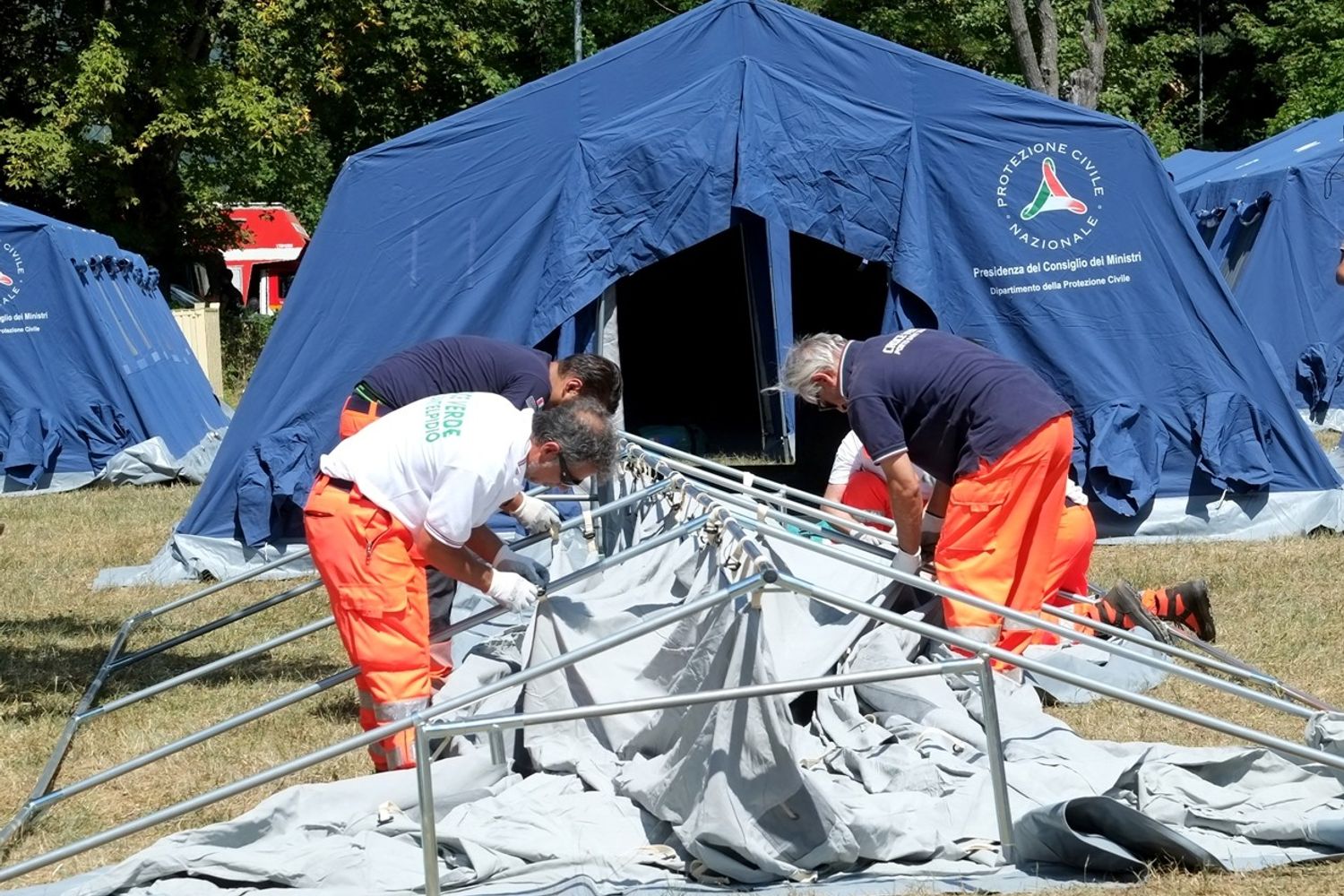 &nbsp;terremoto sisma amatrice tendopoli terremotati - afp