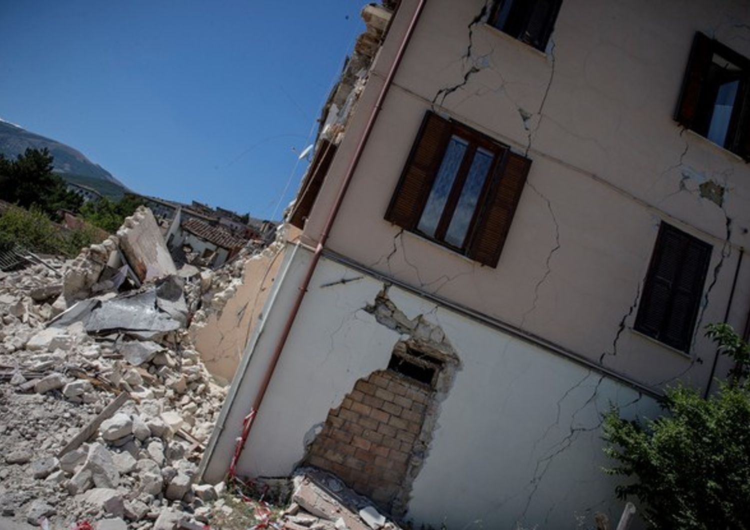 &nbsp;terremoto sisma centro italia macerie accumoli - afp