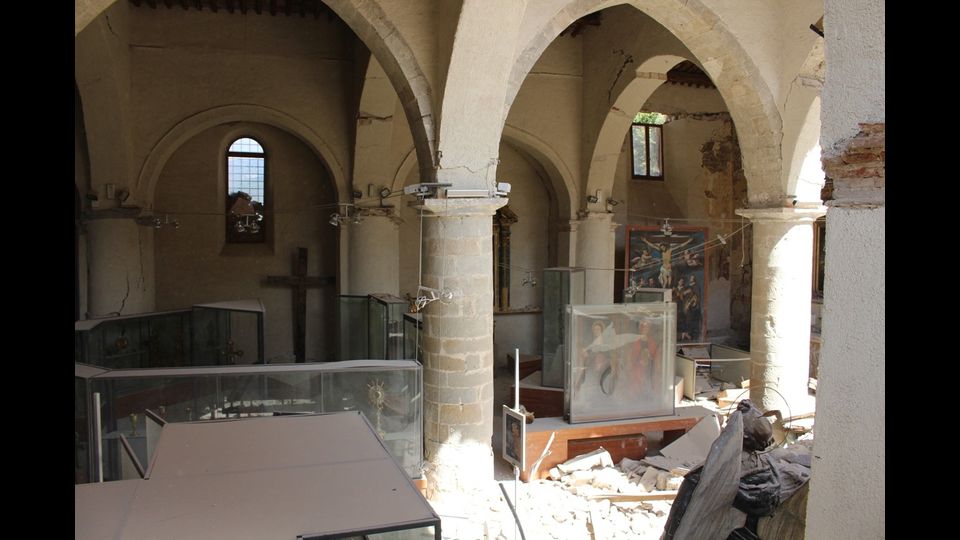 &nbsp; I tesori distrutti dal sisma&nbsp;(foto dal sito MiBACT)