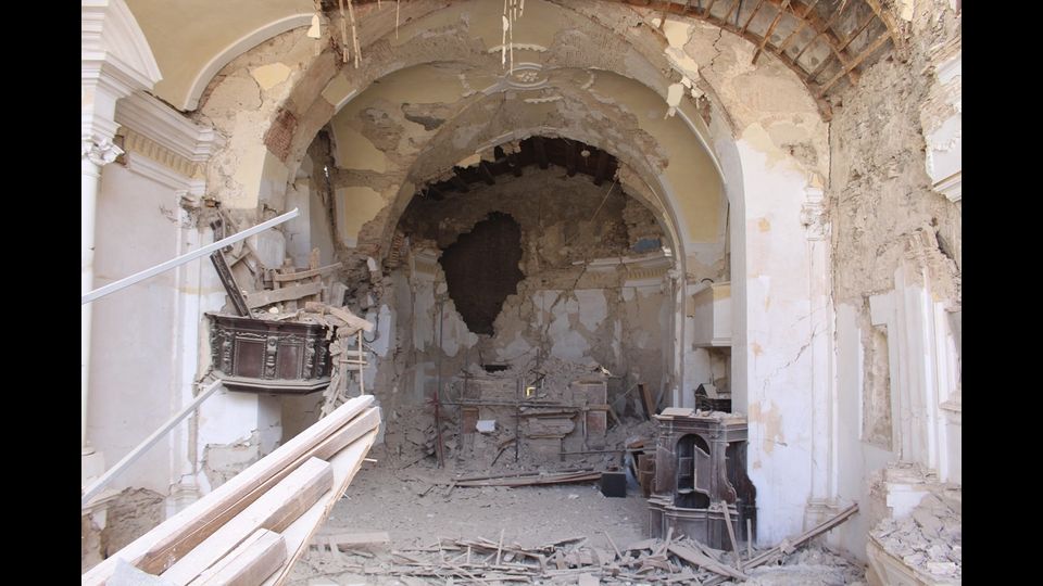 &nbsp; I tesori distrutti dal sisma&nbsp;(foto dal sito MiBACT)