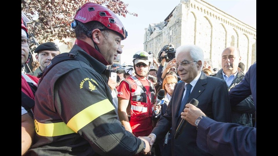 Il Capo dello Stato ad Amatrice