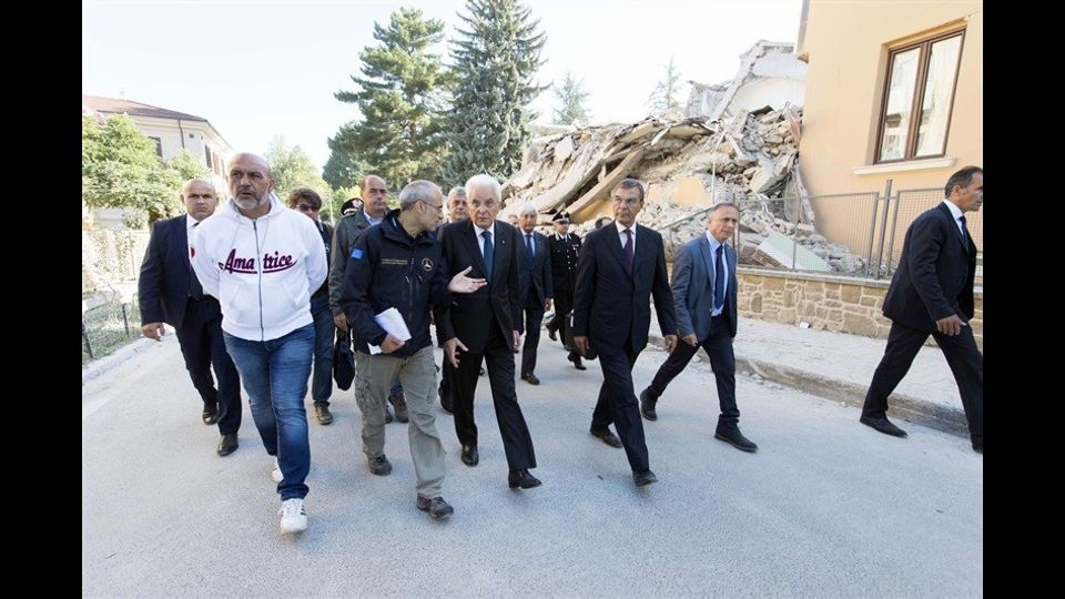 Il Capo dello Stato ad Amatrice