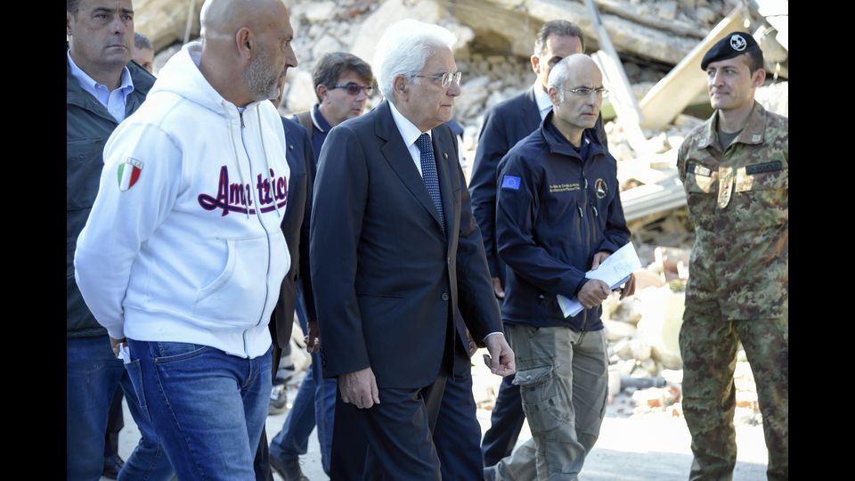 Il Capo dello Stato ad Amatrice