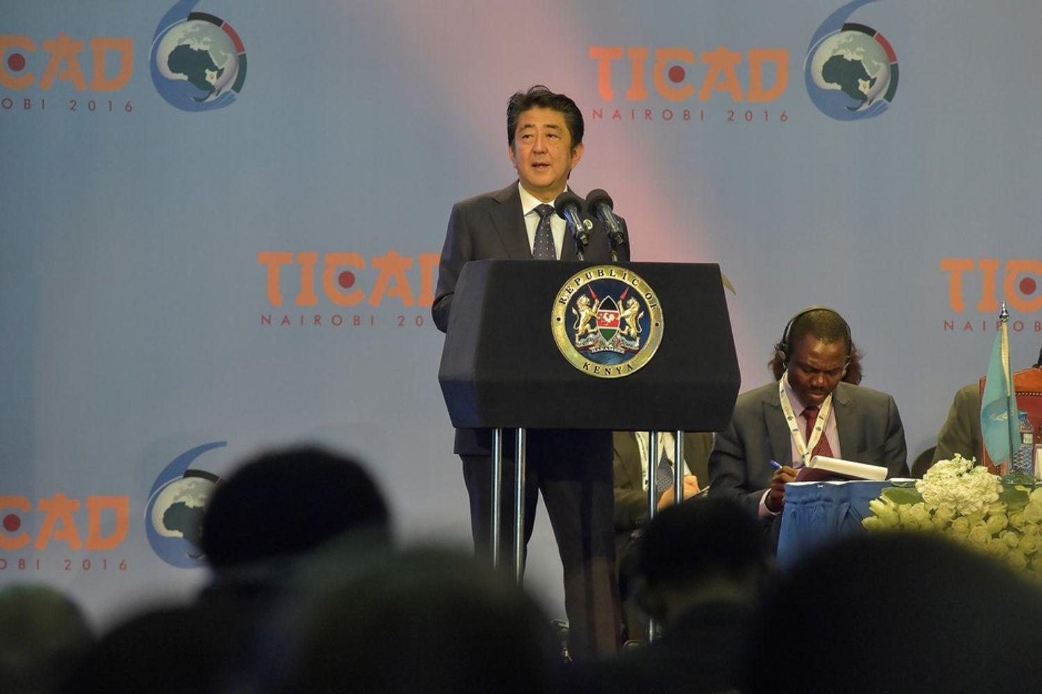 Nairobi - premier Giappone Shinzo Abe a sesta Tokyo International Conference on African Development (TICAD VI) (Afp)&nbsp;