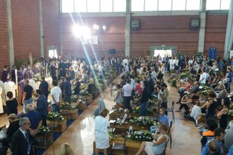 &nbsp;Funerali solenni vittime terremoto (foto Traini)