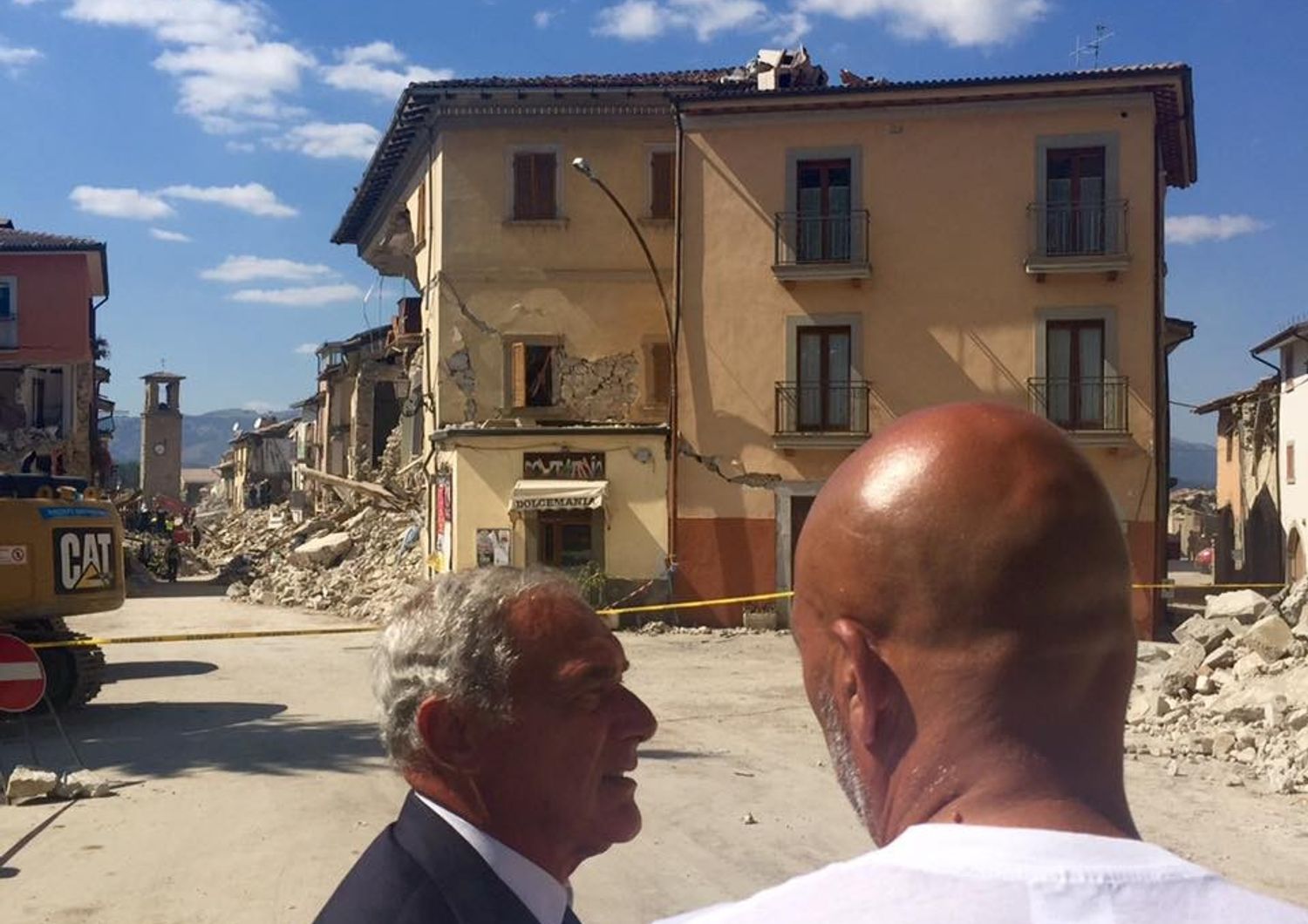 &nbsp;Terremoto sisma amatrice Pietro Grasso (fb)