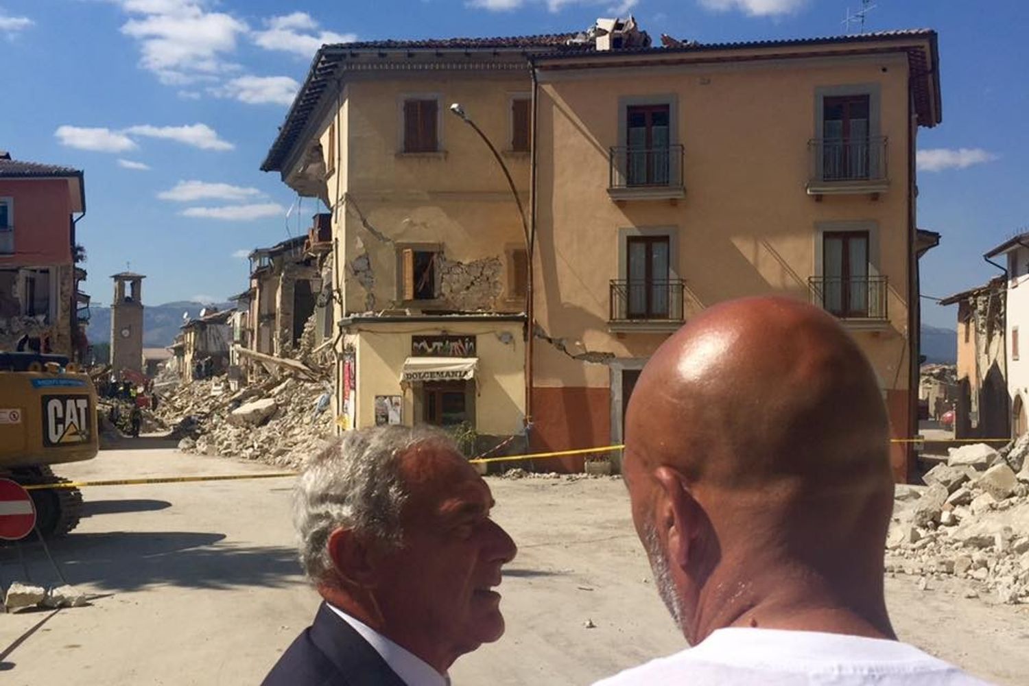 &nbsp;Terremoto sisma amatrice Pietro Grasso (fb)