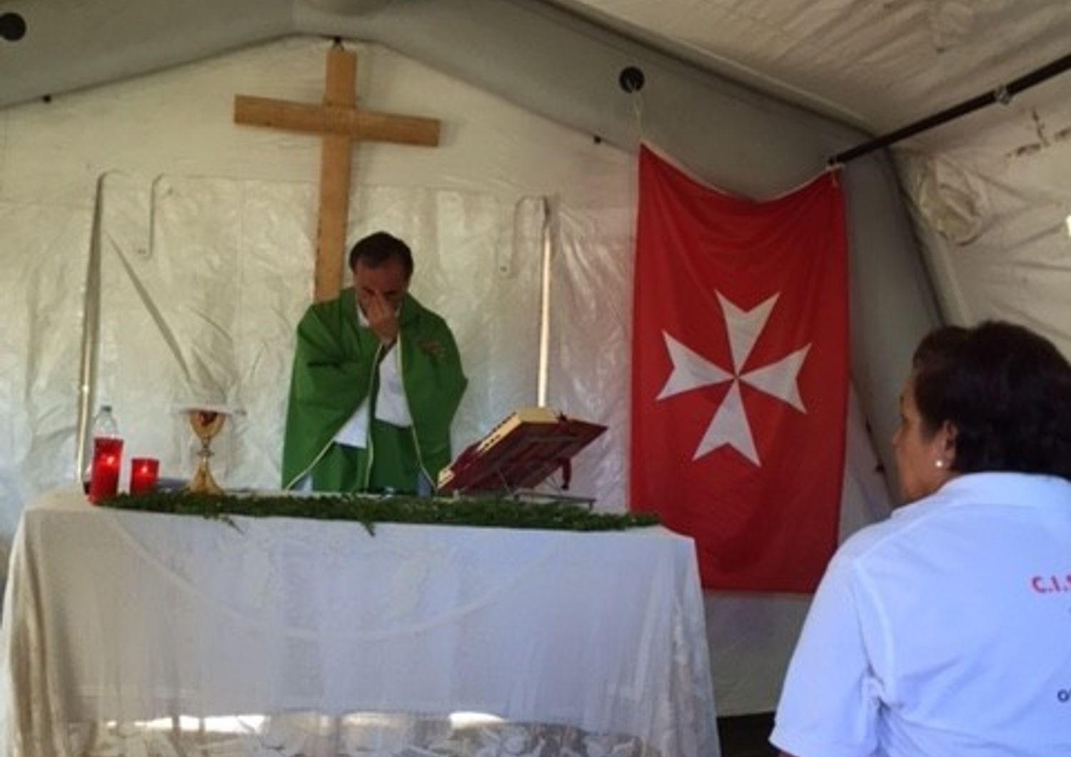 Vescovo Rieti celebra messa ad Amatrice - Terremoto&nbsp;