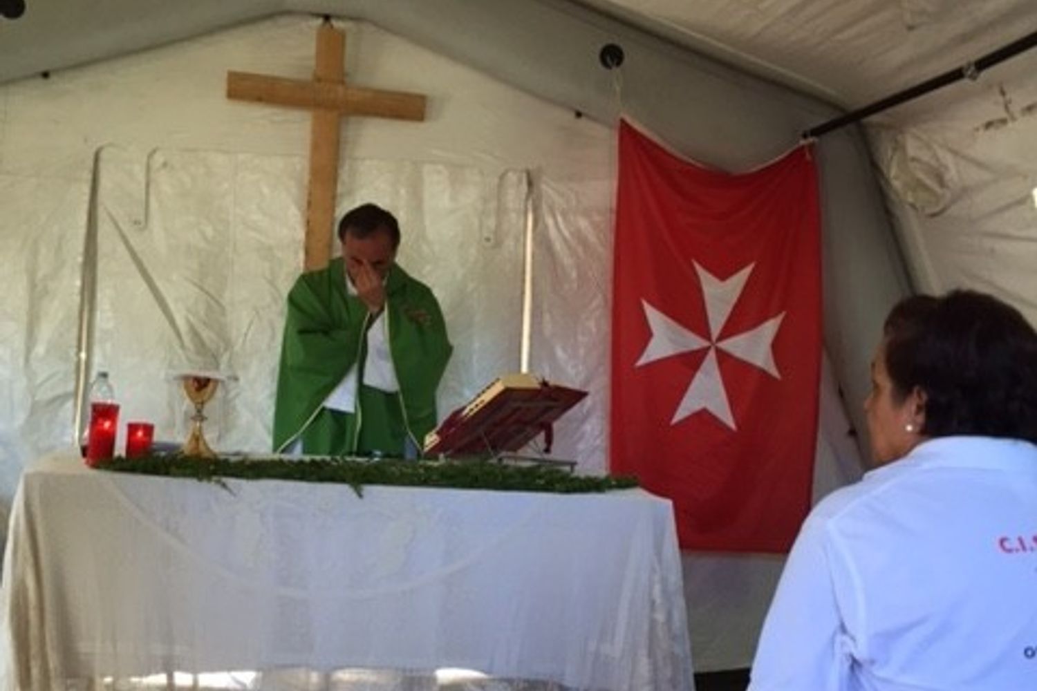 Vescovo Rieti celebra messa ad Amatrice - Terremoto&nbsp;