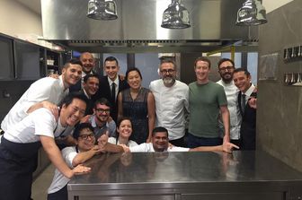 Mark Zuckerberg e Massimo Bottura (Facebook)&nbsp;
