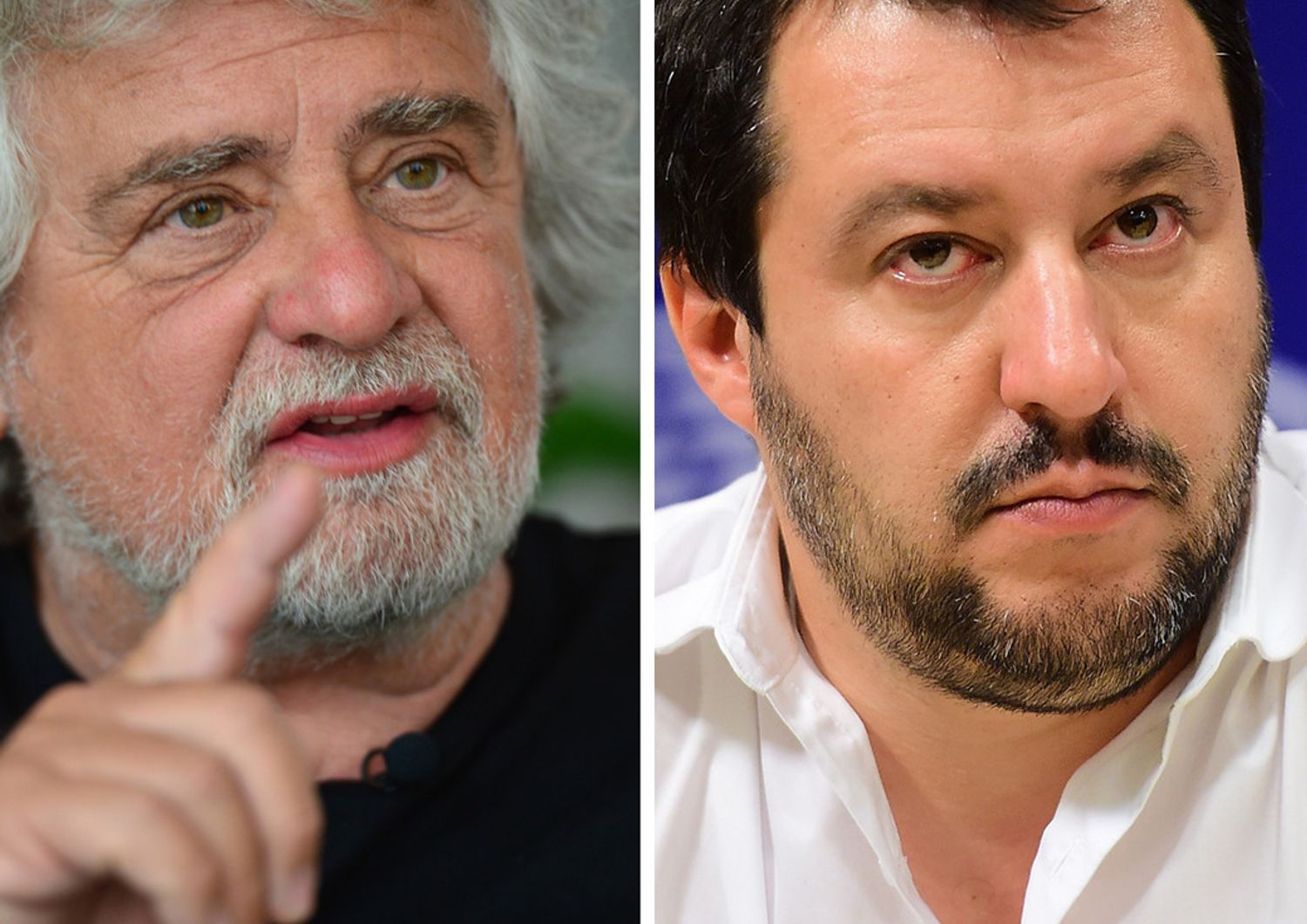 &nbsp;Beppe Grillo e Matteo Salvini