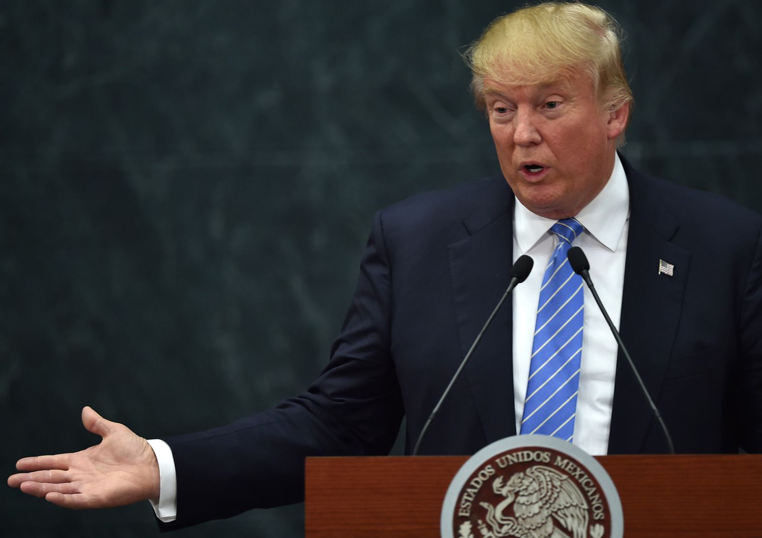 &nbsp;Donald Trump in Messico