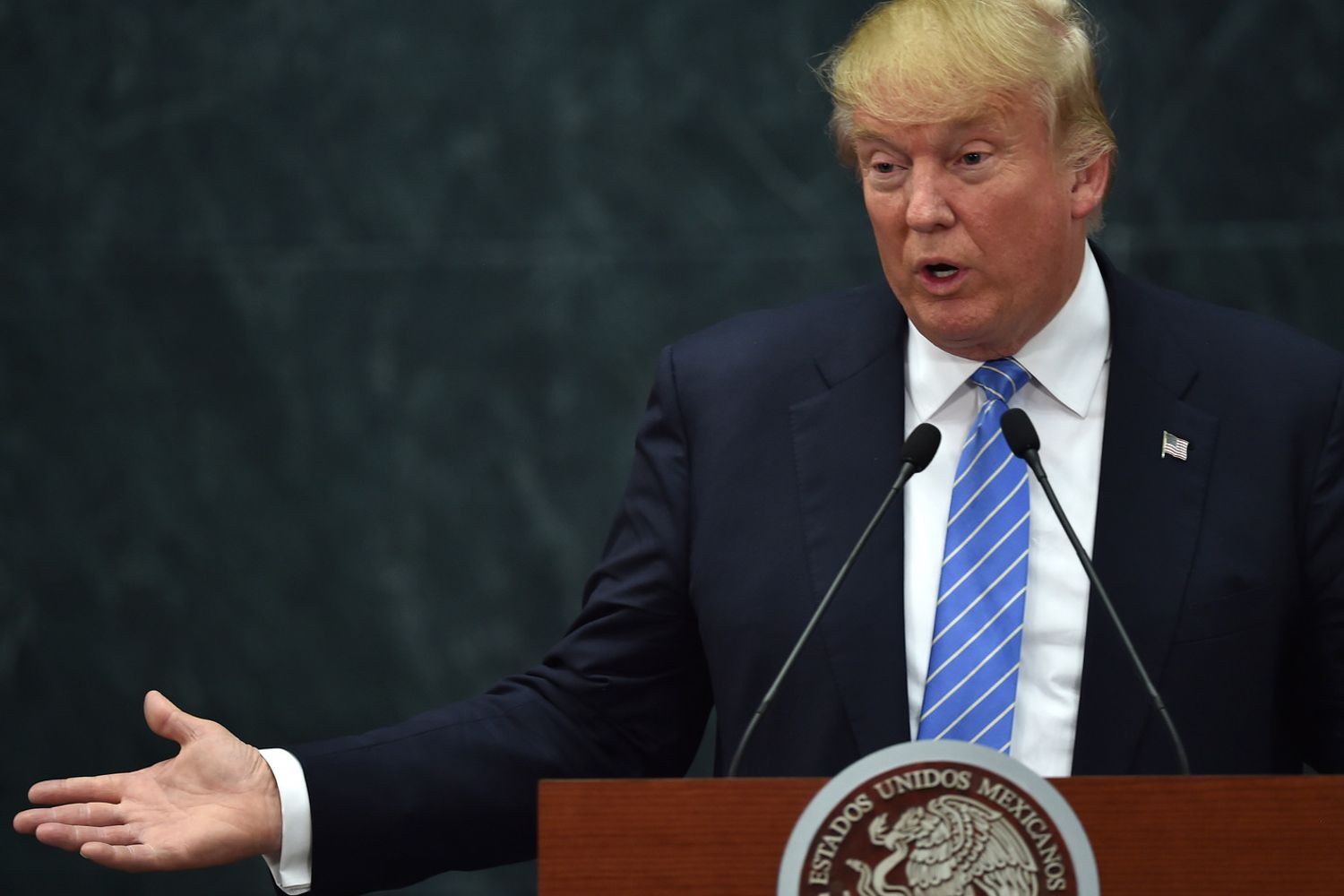 &nbsp;Donald Trump in Messico