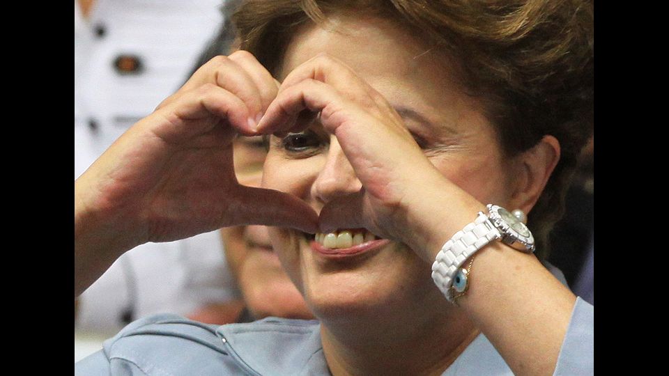 Comizio elettorale a Sao Bernardo do Campo, alcuni a sud 25 km di San Paolo , Brasile, il 2 ottobre 2010&nbsp;