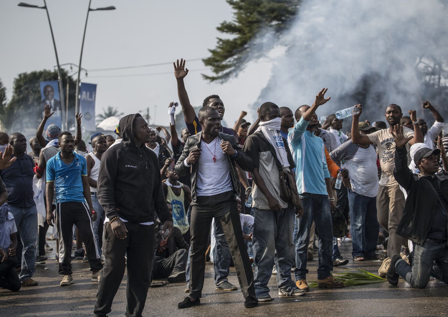 Gabon proteste elezioni Bongo