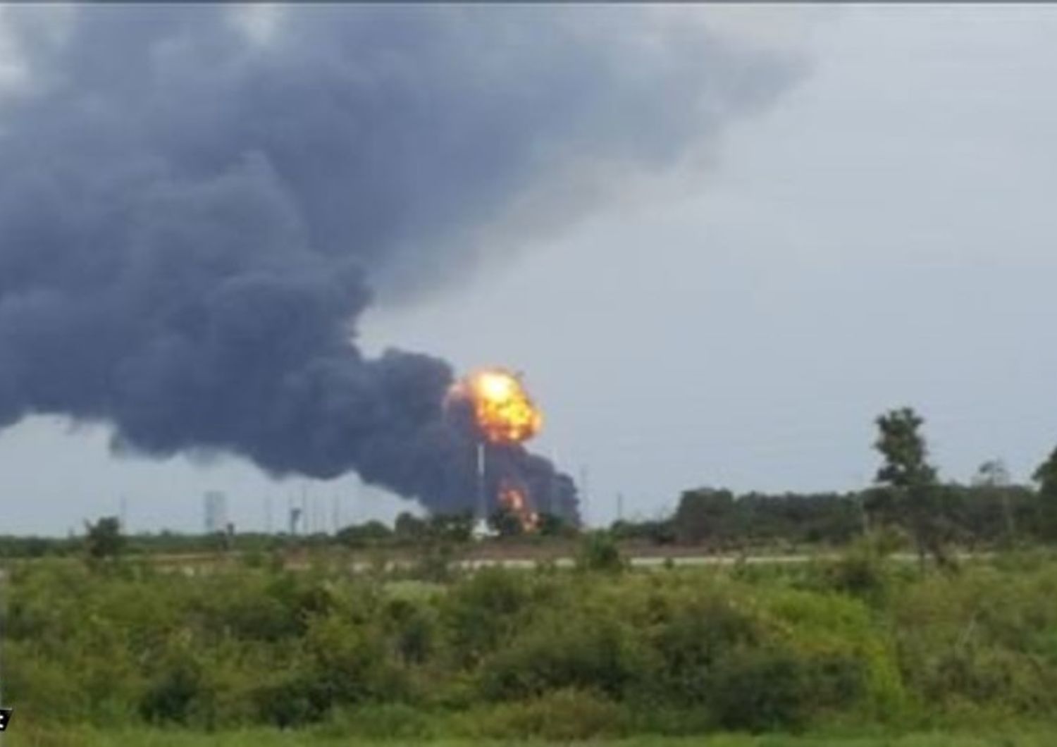 &nbsp; Florida esplosione razzo&nbsp;SpaceX Falcon9 a cape canaveral (youreporter)