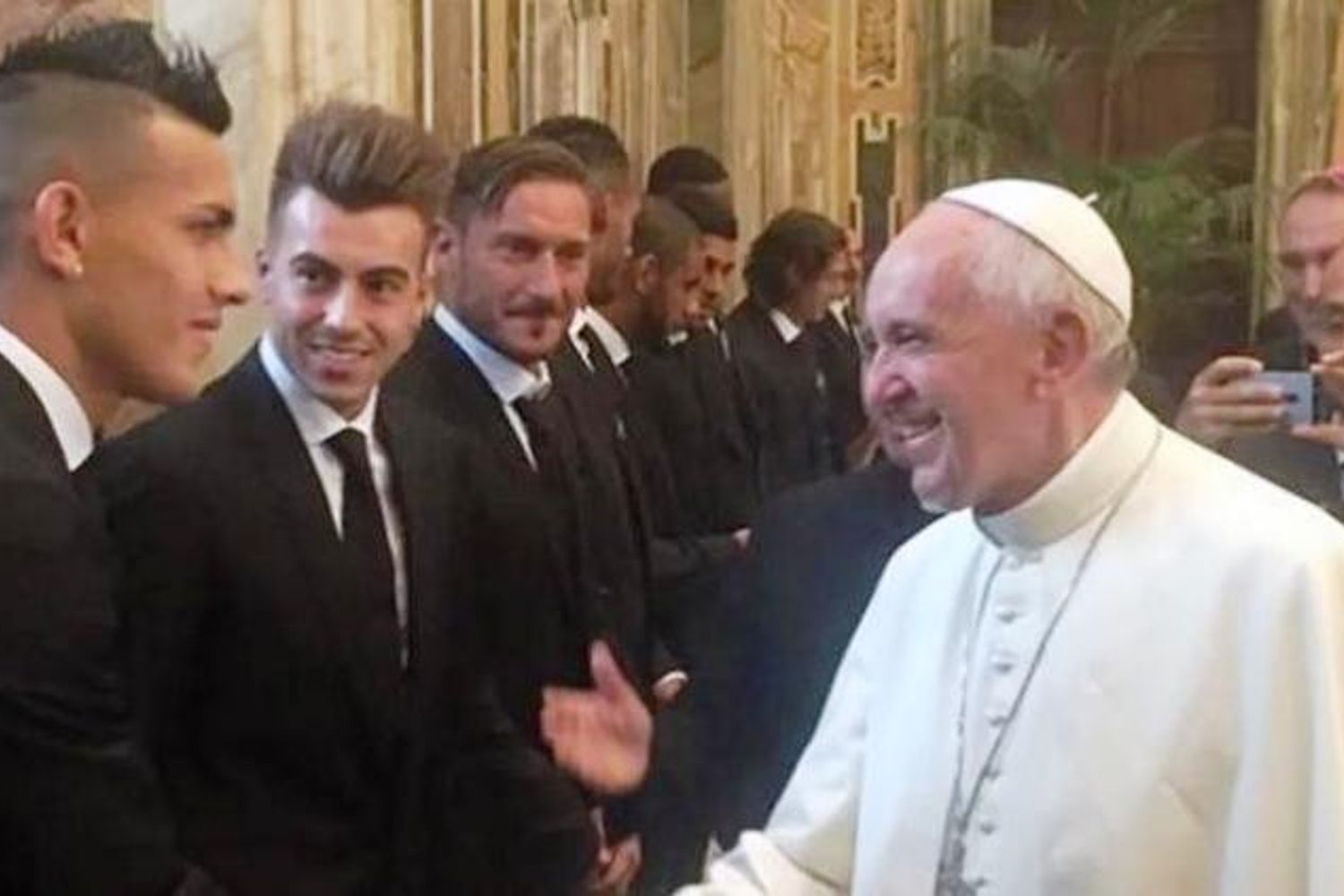 &nbsp;asroma dal papa