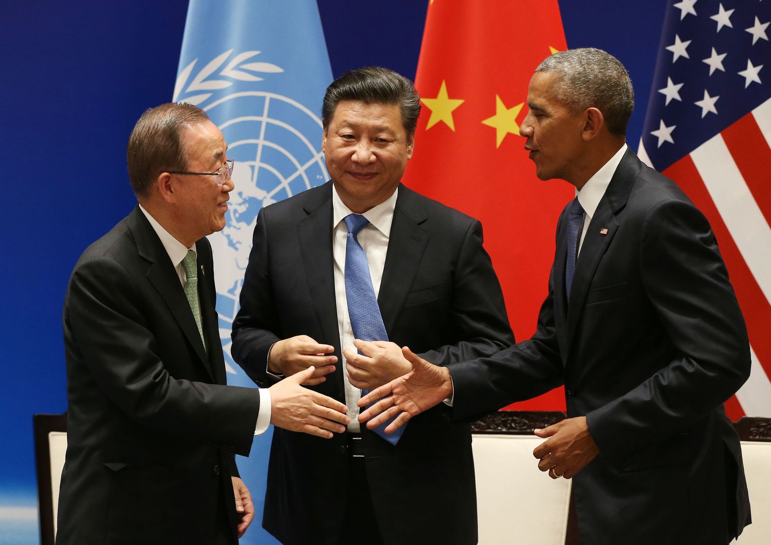 &nbsp;Obama Ban ki-Moon Xi Jinping