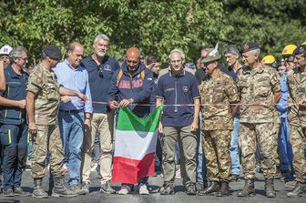 &nbsp;Inaugurato Ponte Amatrice, Sergio Pirozzi sindaco di Amatrice e Luca Zingaretti